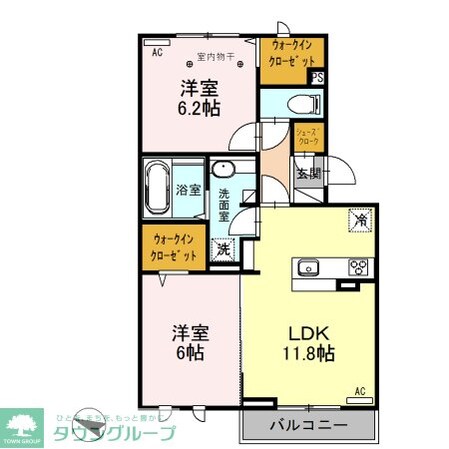 ロイジェントパークス レイクタウン II Gの物件間取画像